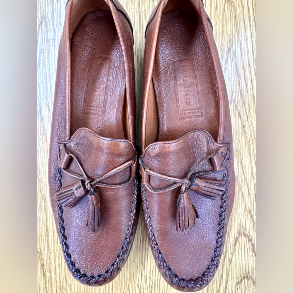Cole Haan Women’s Genuine Leather Country Tassel Loafers Hand-sewn Moccasin 8B